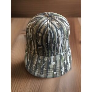 Vtg Realtree Camo Hat Cap Camouflage Made USA 80s Snapback Blank Water Repellent